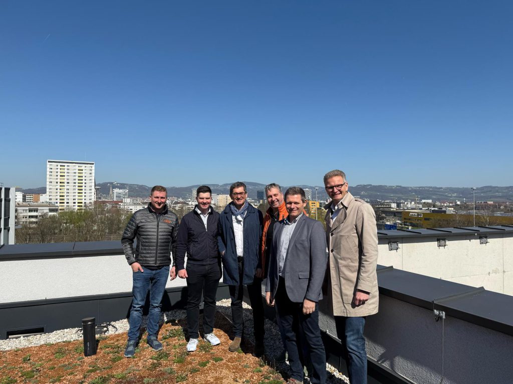 Gebäudedach LINZ AG TELEKOM